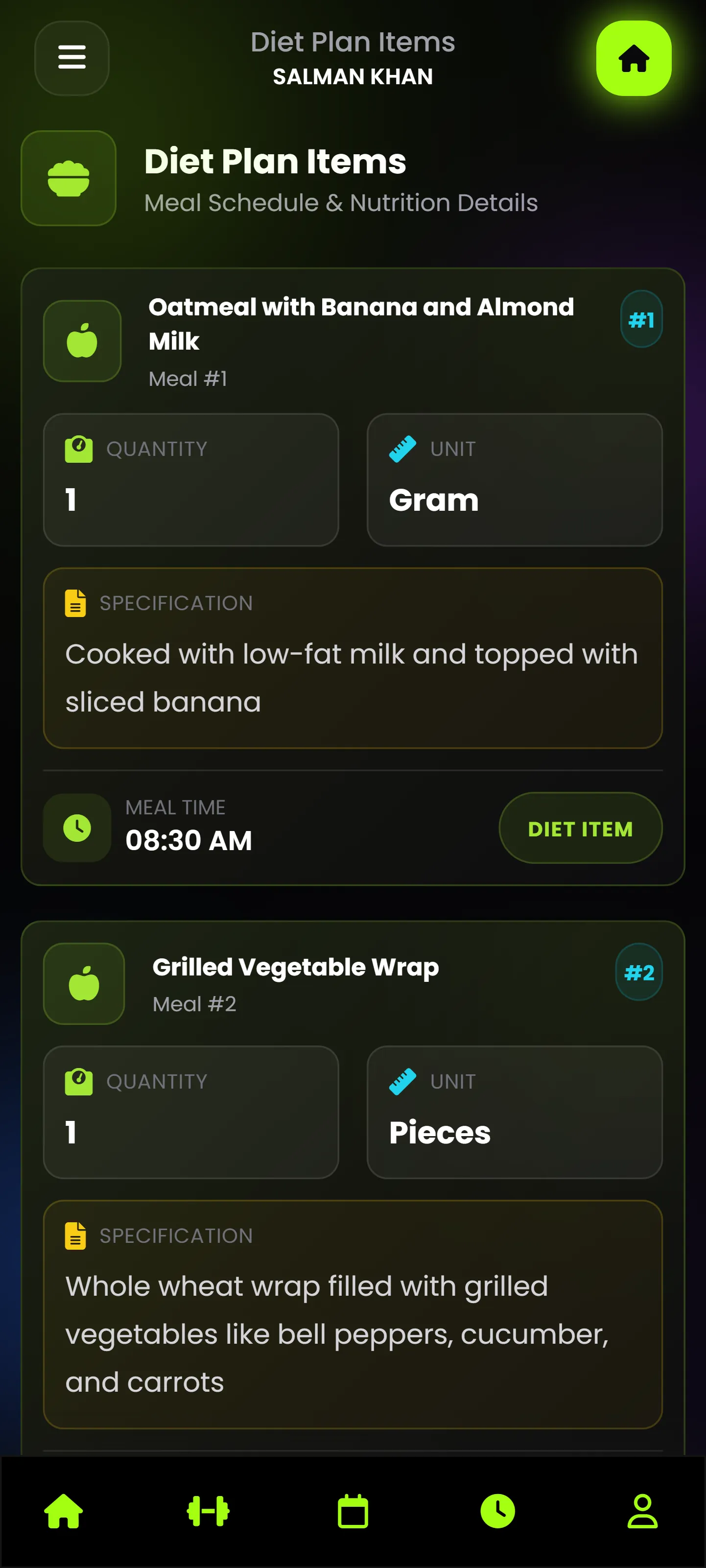 Gym ERP Mobile App Screen 18
