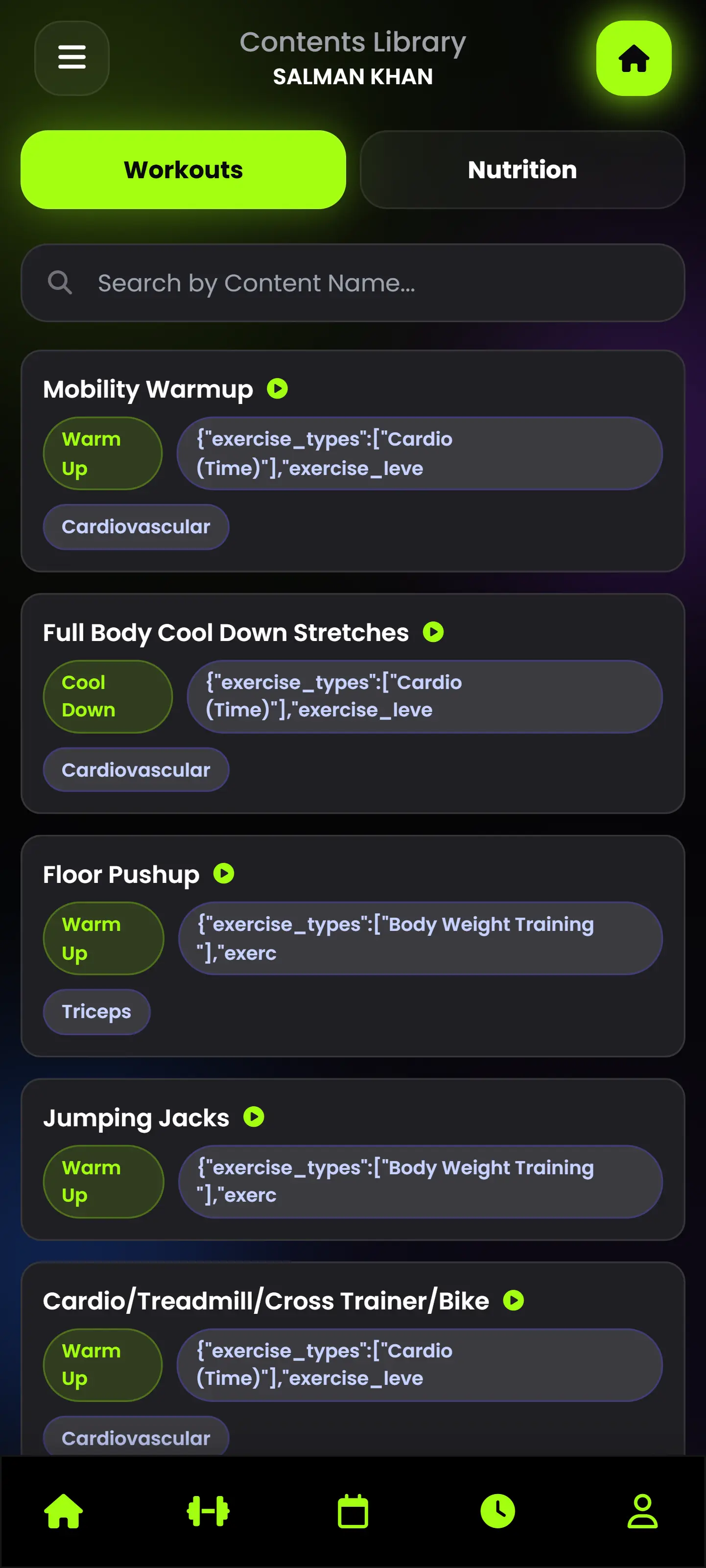 Gym ERP Mobile App Screen 8